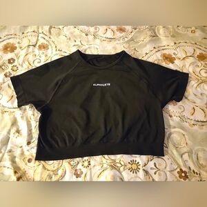 Alphalete Black Crop Top Sz XL